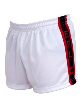 baggy white shorts